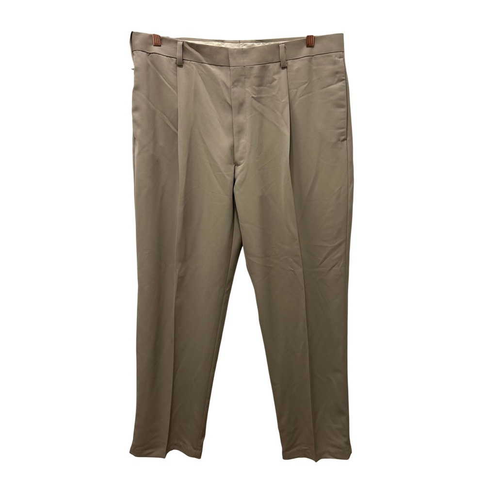 NWT Kenneth Cole Reaction Mens Stone Pleated Dress Pants 38x32 Soft Operator